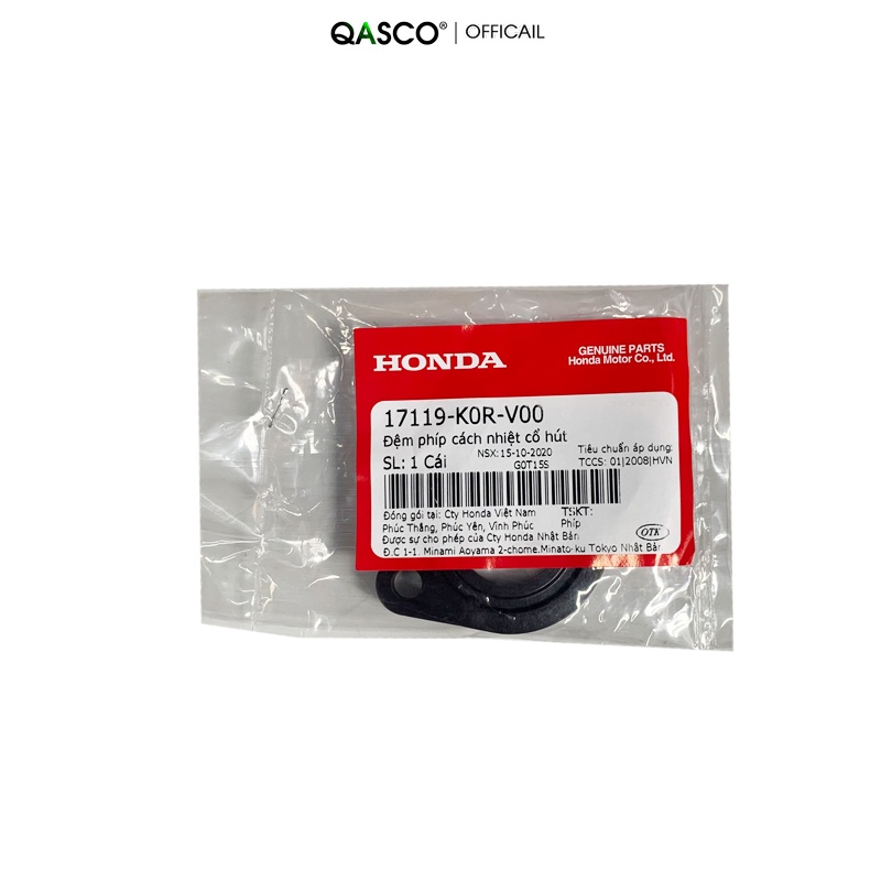 Đệm phíp cách nhiệt cổ hút HONDA SH 125, SH 150 (2020+)  QA(17119K0RV00) _( 1396)