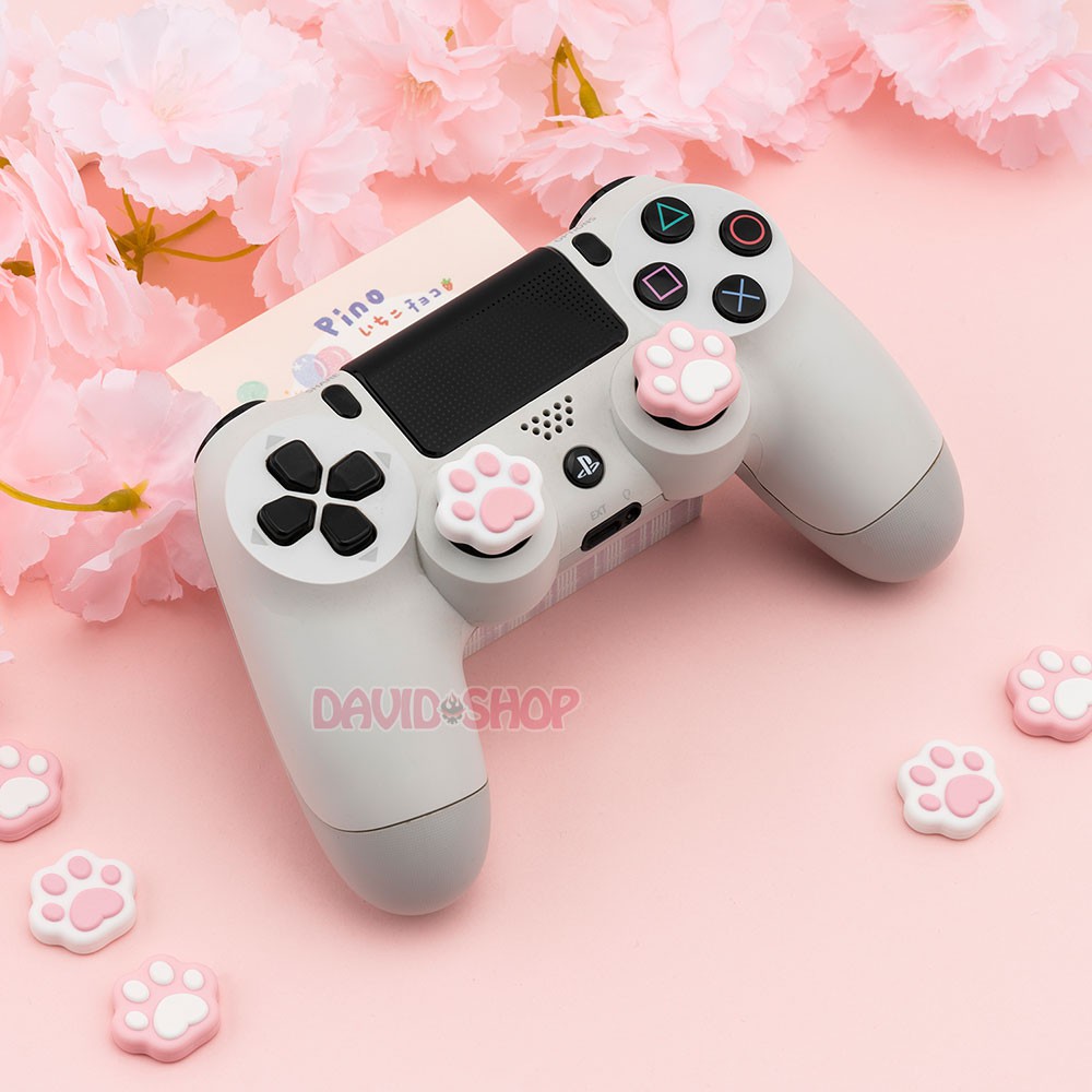 Núm bọc analog viền chân mèo hãng Geekshare cao cấp cho tay cầm DualSense / DualShock 4 / Pro Controller