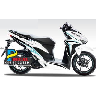 Tem Vario 150 Trắng Xanh Ngọc