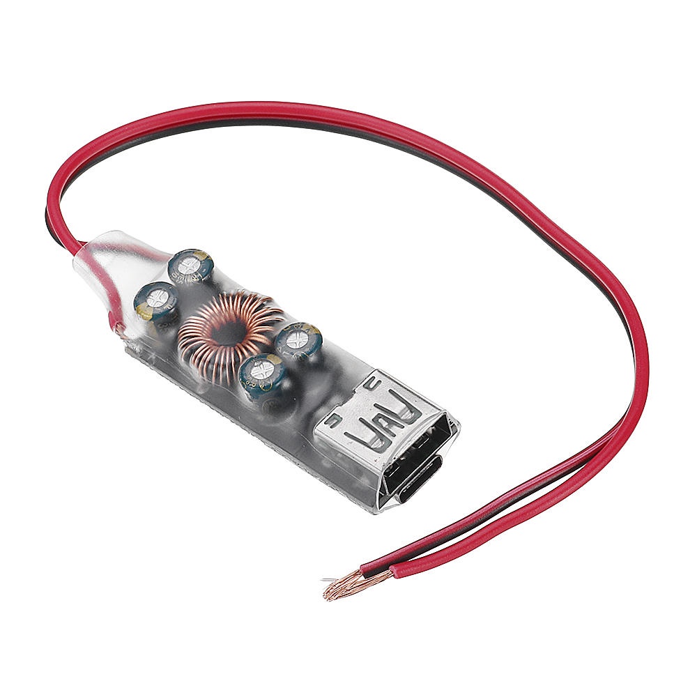 Mạch Sạc Nhanh Hỗ Trợ QC4.0 - PD3.0 - có Cổng USB Type-C (Mạch BUCK 6-35VDC ra cổng USB ,DIY chế sạc điện thoại)