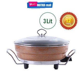 Nồi lẩu điện Matika MTK-9030 chảo lẩu điện đa năng,bảo hành 12 tháng