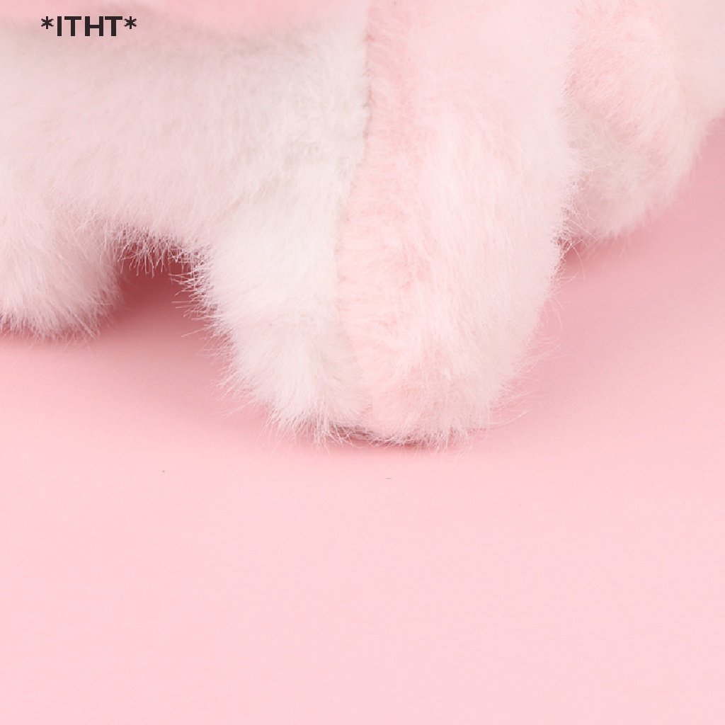 1 Thỏ Nhồi Bông Mềm Mại Kích Thước 14CM Trang Trí Bó Hoa / Búp Bê