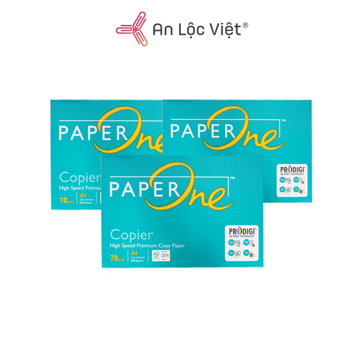 [Nowship] Giấy A4 PaperOne 70 gsm - 80gsm (1 ram = 500 tờ)