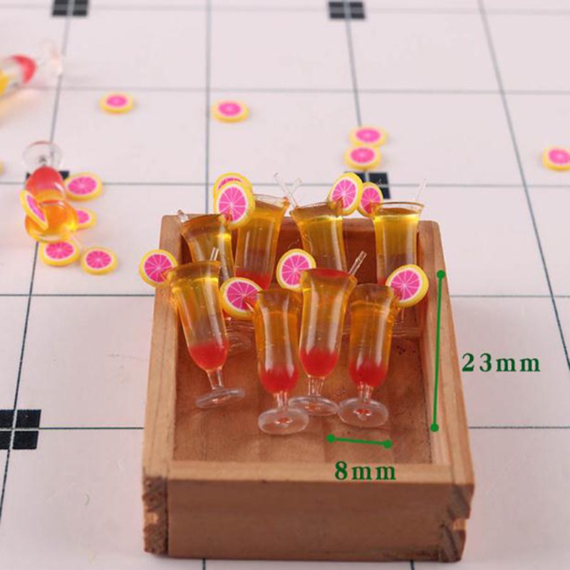 Bộ 6 Ly Nước Trái Cây Tỉ Lệ 1: 12 Chất Lượng Cao