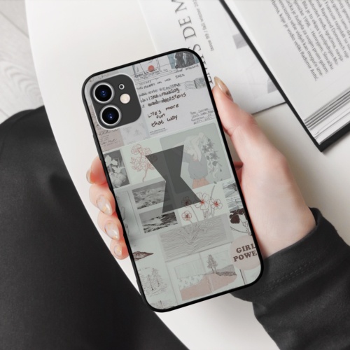 Ốp lưng iphone SAMSUNG hình girl power newspaper collage art dada dadaism  cho các dòng iPhone PAP20210724