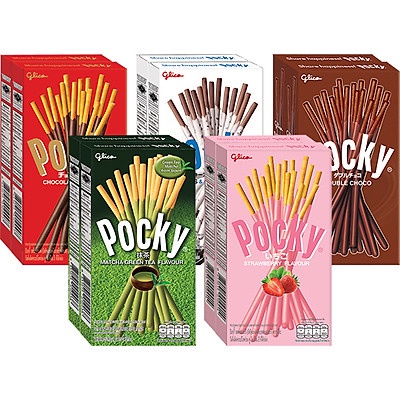 Bánh Que Pocky Kem Sôcôla Chocolate Flavor (Hộp 19g-mini đỏ)