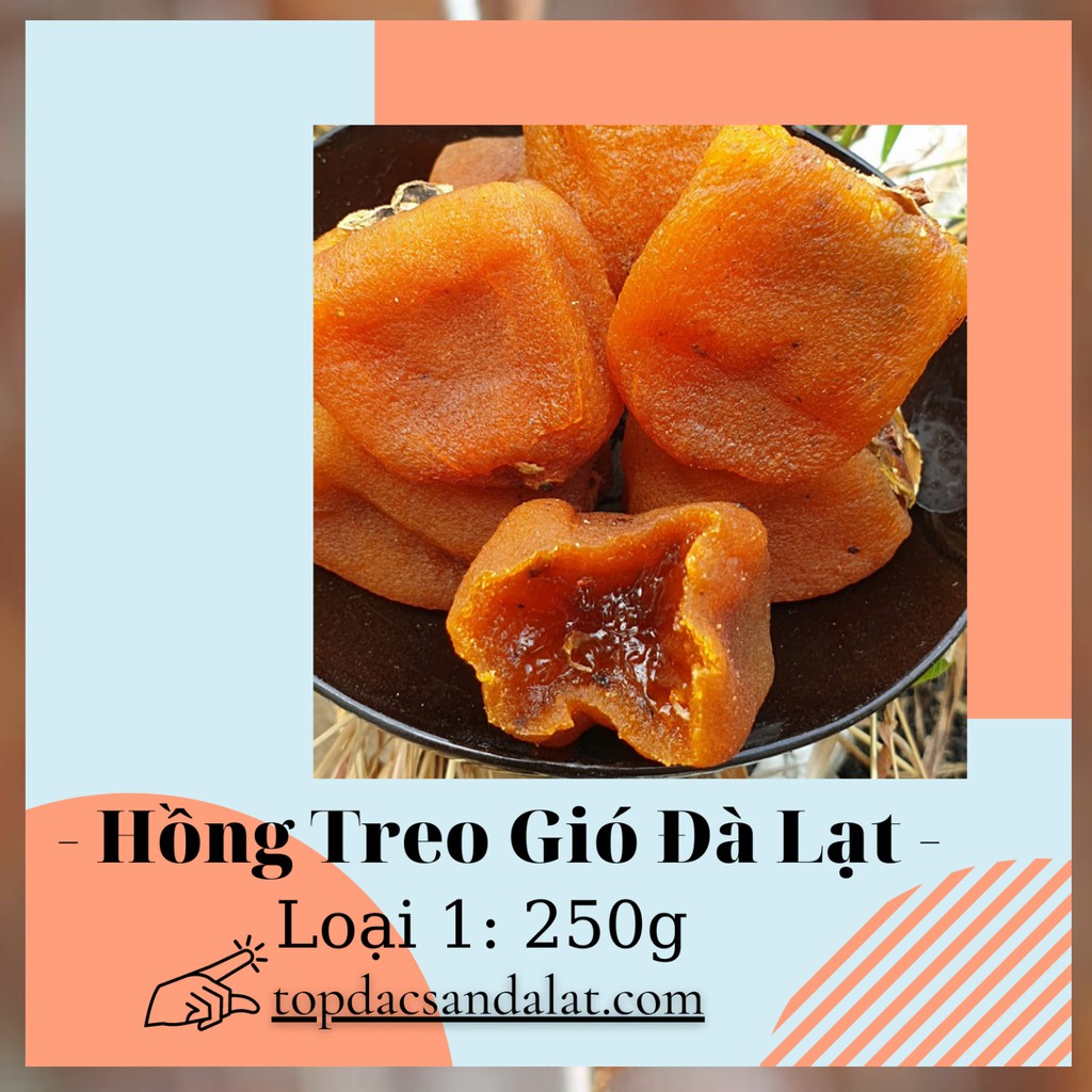 Hồng treo gió Đà Lạt chuẩn , công nghệ Nhật, không phẩm màu (hình thật shop tự chụp) Giá tận xưởng,