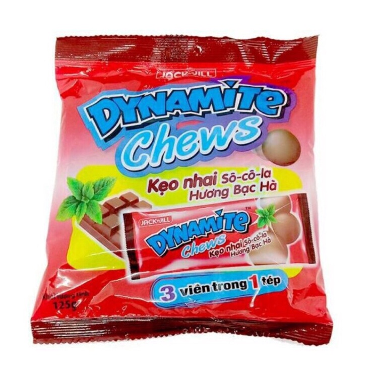 Gói Kẹo mềm Dynamite Thái Lan 125g hương vị mới- ăn vặt
