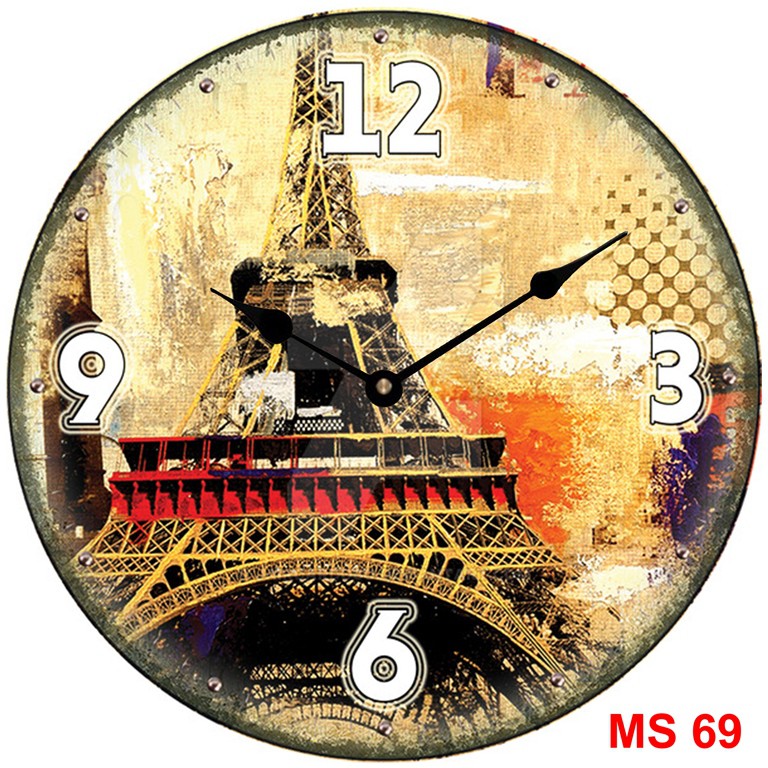 Đồng hồ treo tường phong cách cổ MS69
