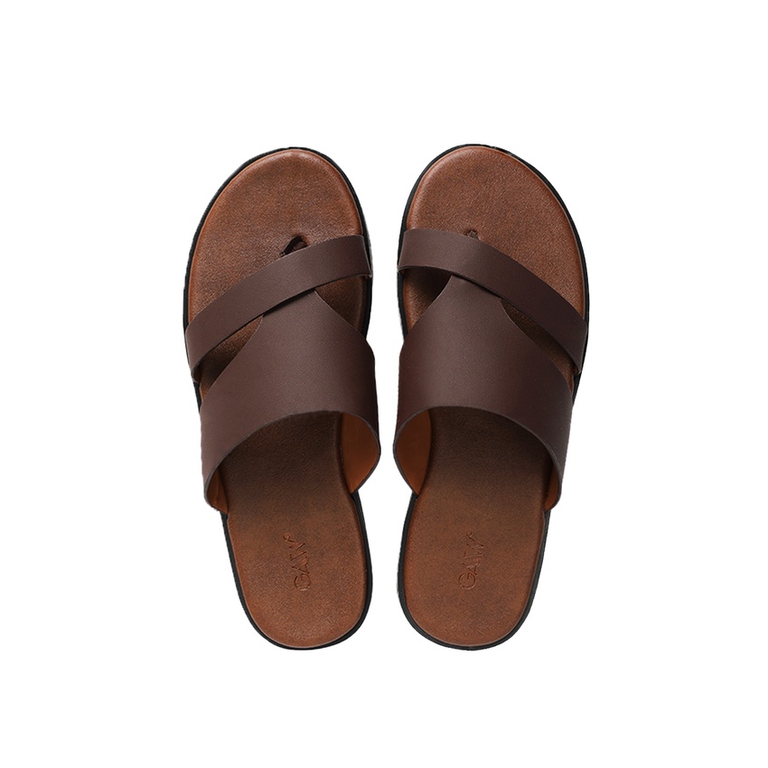 GAW dép Rio Slides Brown Code G218N