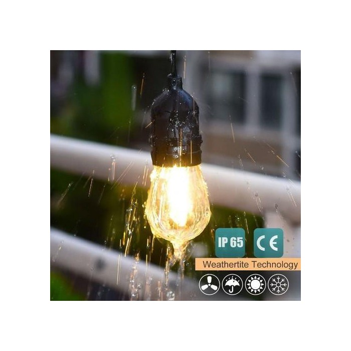 Dây đui đèn trang trí dây liền đui 5m 10 bóng 10m 20 bóng E27