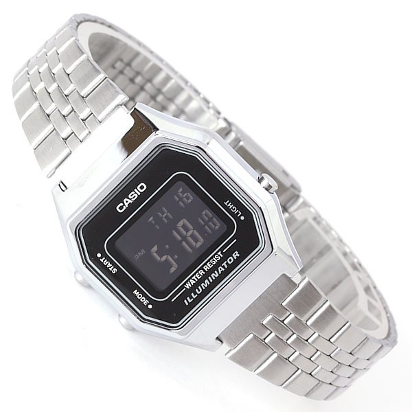 Đồng hồ nữ dây kim loại Casio chính hãng Anh Khuê LA680WA-1BDF (28mm)