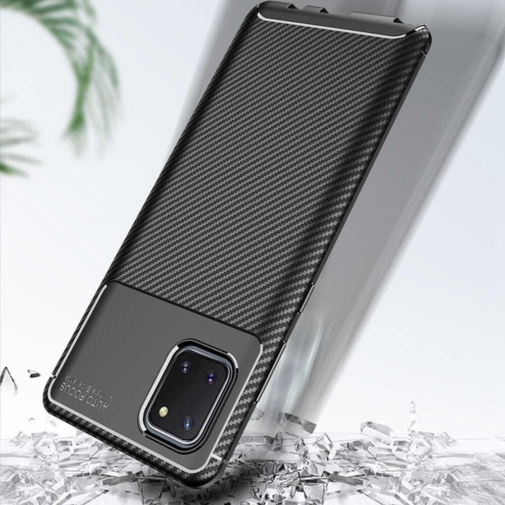 [Loại Tốt] Ốp Lưng Samsung Note 10 Lite, A81, M60s AutoFocus Vân 3D Carbon Chống Sốc
