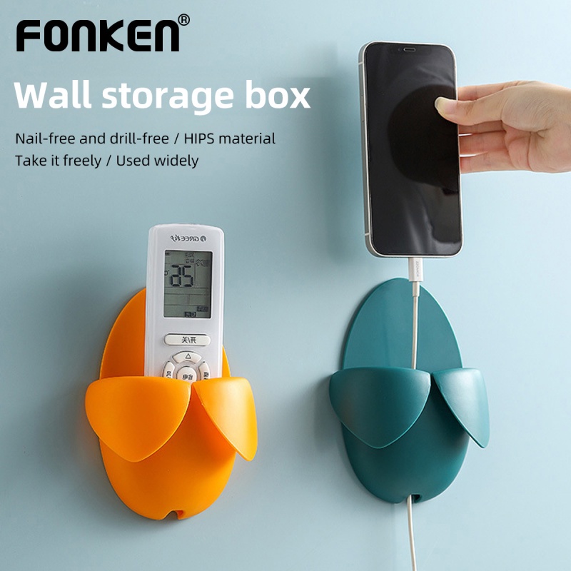 Giá đỡ điện thoại/ điều khiển từ xa FONKEN gắn tường kiểu quả xoài sáng tạo
