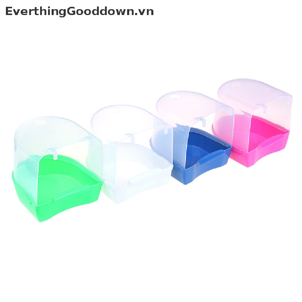 Bồn Tắm Bằng Nhựa Có Móc Treo Dành Cho Chim Vẹt