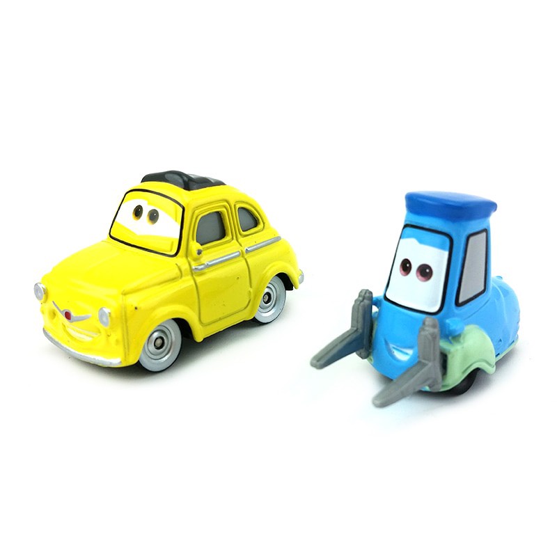 Đồ chơi trẻ em ô tô Disney Pixar Cars 3 Luigi & Guido Kim Loại Diecast Đồ Chơi Xe Hơi (xước nhẹ)