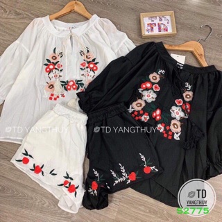 Jum rời thêu hoa (có ảnh thật)