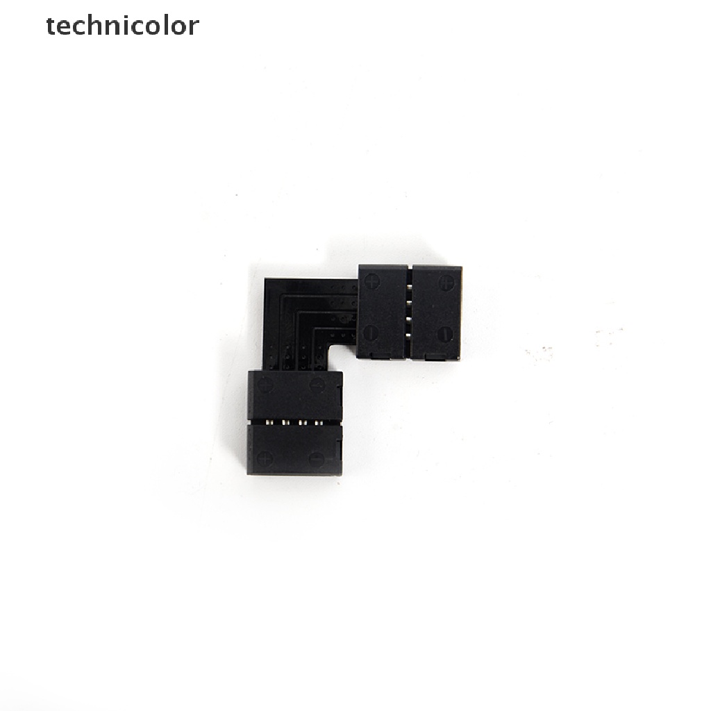 Đầu Nối 4 Pin 10mm Chữ L Cho Dây Đèn LED RGB 90° Kết Nối TYG