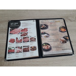 Bìa menu 10 trang A4