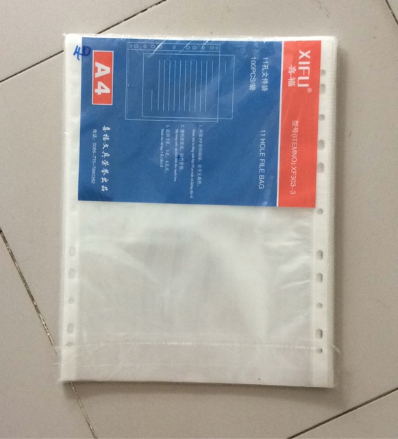 combo 10 xấp bìa lỗ 3.2( 100 tờ/ xấp)