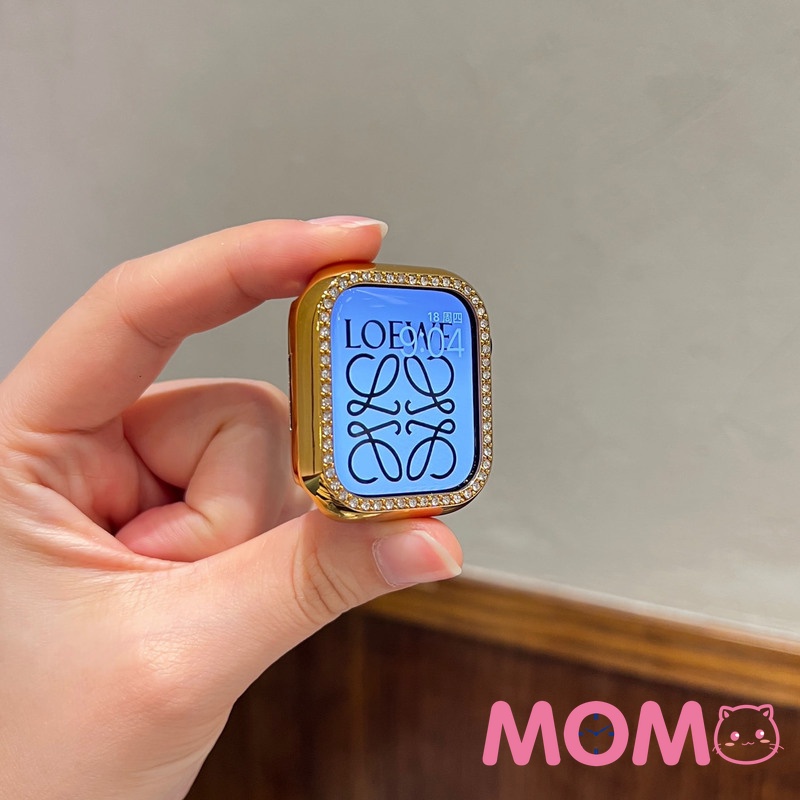 Vỏ Bảo Vệ Đính Kim Cương Cho Đồng Hồ Apple Watch Series 7 6 SE 5 4 3 2 45MM 41MM 40mm 42MM 40mm 44mm