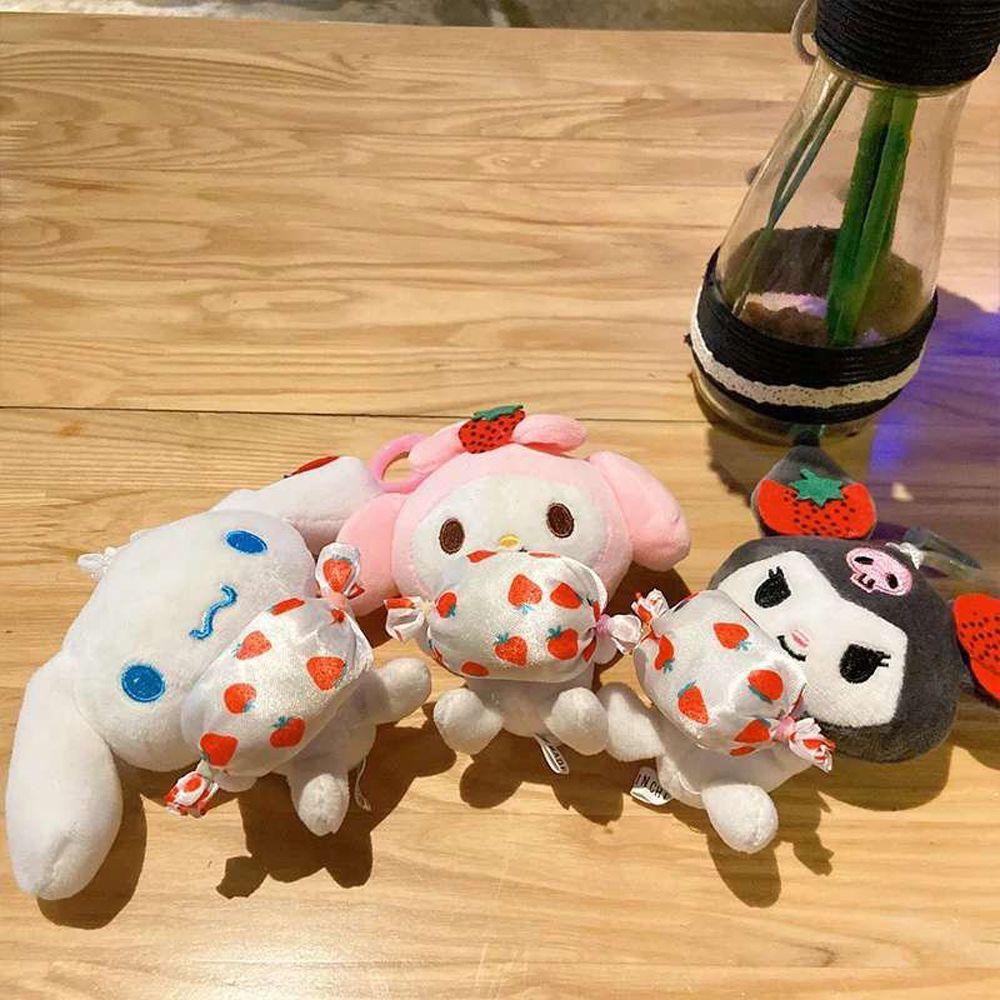 NICKOLAS Móc Chìa Khóa Hình Búp Bê Kuromi Hoạt Hình Phong Cách Hàn Quốc