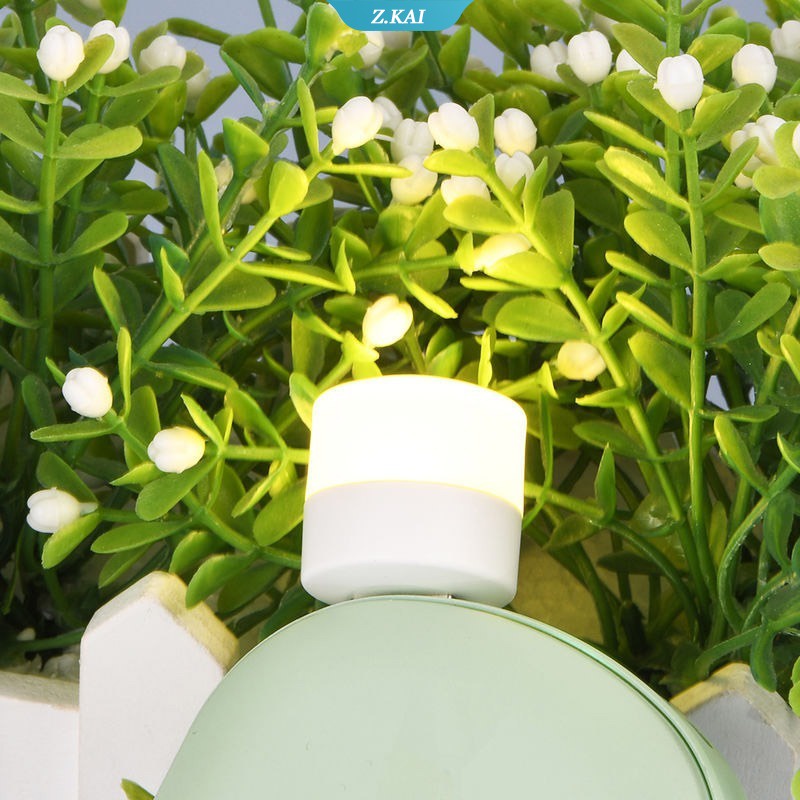 Đèn LED Đọc Sách Bảo Vệ Mắt Cổng Sạc USB Hình Tròn Nhỏ Gọn Bảo Vệ Mắt Cho Máy Tính Xách Tay