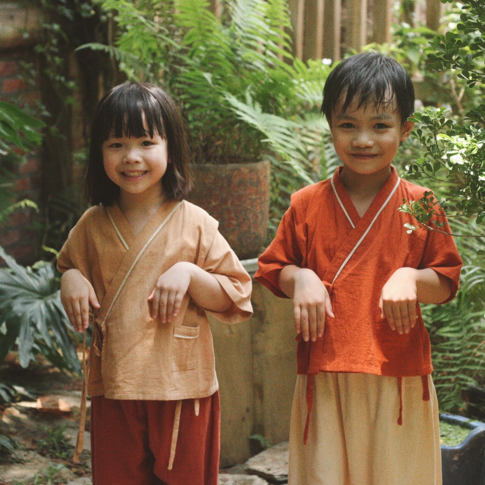 Áo yukata cara cho bé trai, bé gái chất mát  | Moon Ha Kids