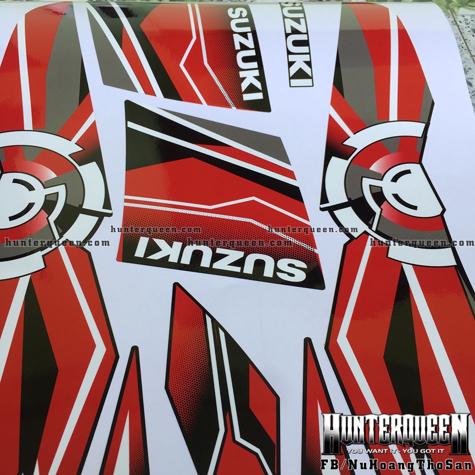 Tem chế X Bike đen đỏ. Thay đổi màu sắc và chi tiết theo yêu cầu. Sắc nét, bền màu