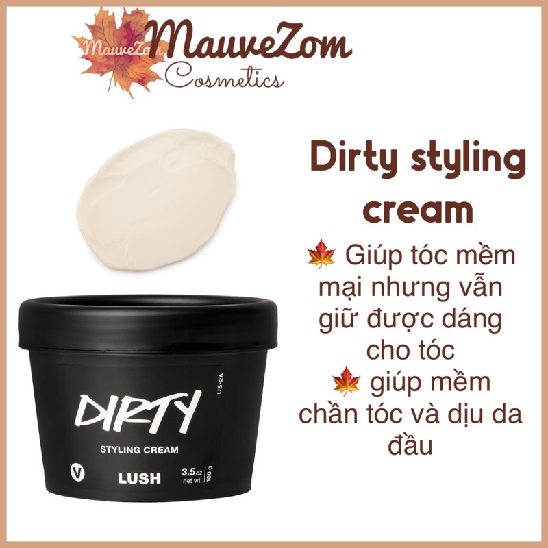 Kem tạo kiểu tóc LUSH - Dirty hair styling cream