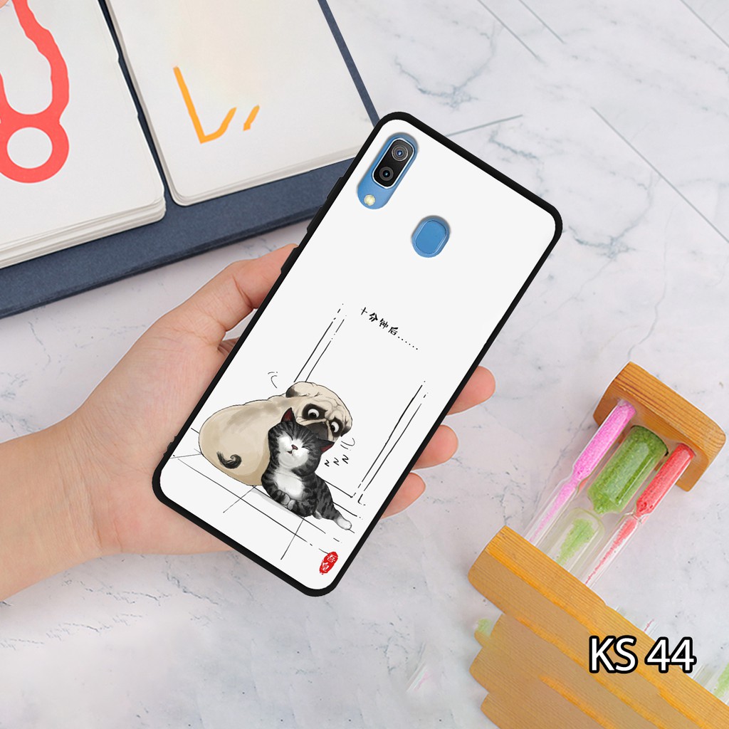 Ốp lưng SamSung A10/A20/A30/A40 in hình Chó mèo siêu đáng yêu, độc, lạ_KINGSTORE.HN_Ốp SS A10/A20/A30/A40