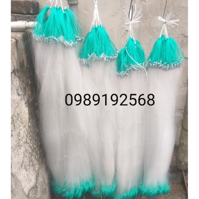 Lưới đánh cá 3 màn then 2 cao 1m dài 100m đánh cá rô diếc và các loại cá to hơn