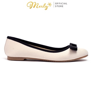 Giày búp bê nữ nơ Merly 1397