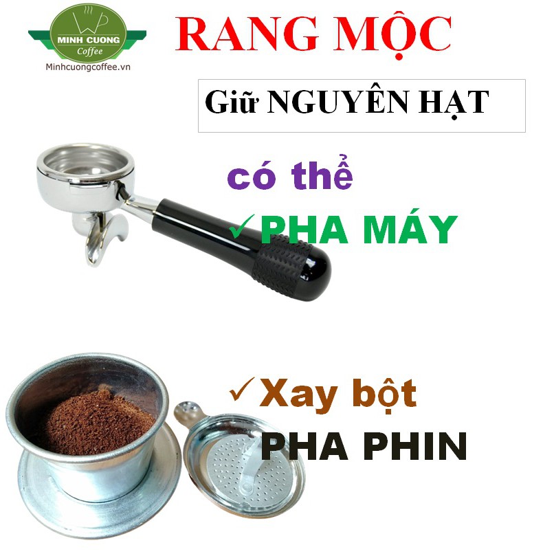 500gr Cà phê Arabica Cầu Đất - Cafe hạt Moka thượng hạng rang Mộc | BigBuy360 - bigbuy360.vn