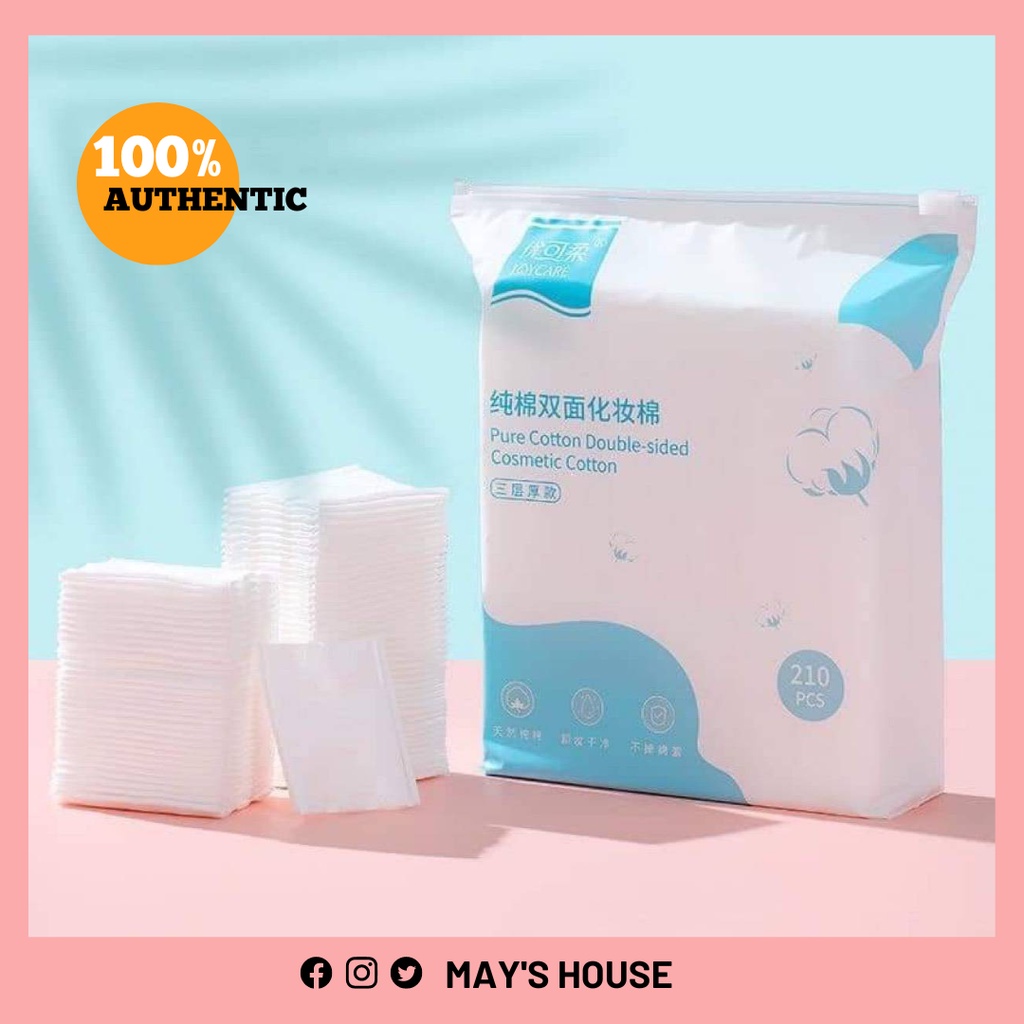 SET BÔNG TẨY TRANG CAO CẤP 3 LỚP JOYCARE CHÍNH HÃNG MỀM MỊN