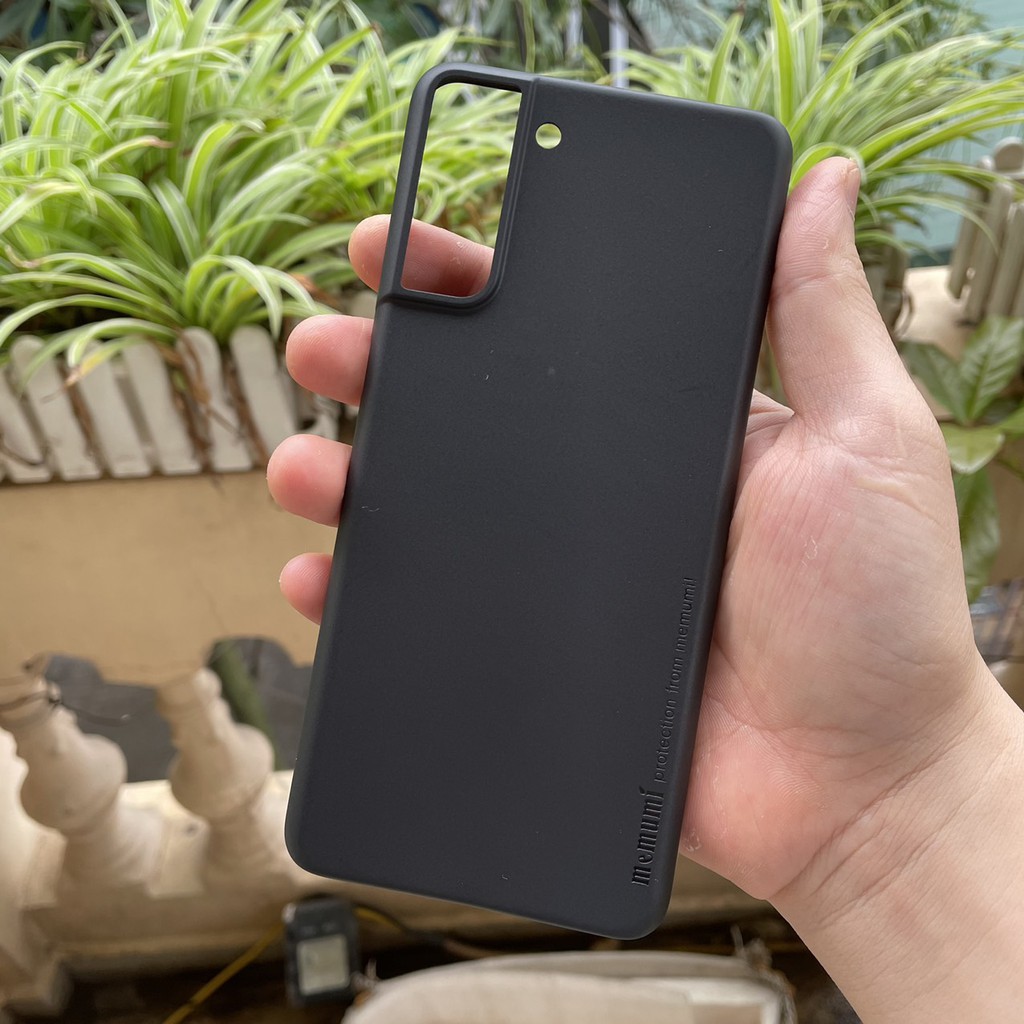Ốp lưng Memumi siêu mỏng không bám vân tay, có gờ bảo vệ camera cho Samsung Galaxy S21 Plus/ S21 Plus 5G