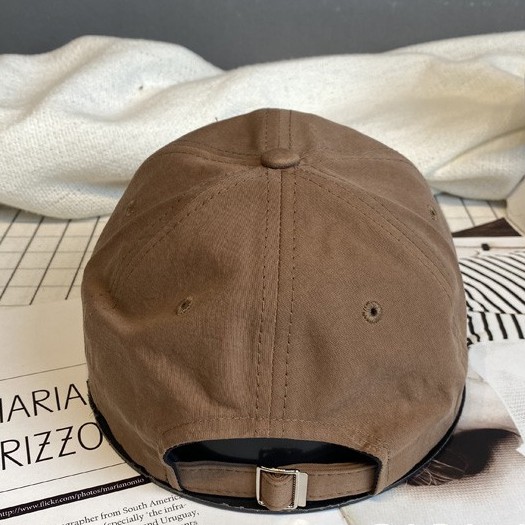 Mũ Lưỡi Trai Thêu Chữ Nhỏ Mũ Lưỡi Trai Hip-hop Mũ Lưỡi Trai Họa Tiết Chữ Thời Trang Hàn Quốc Thu đông