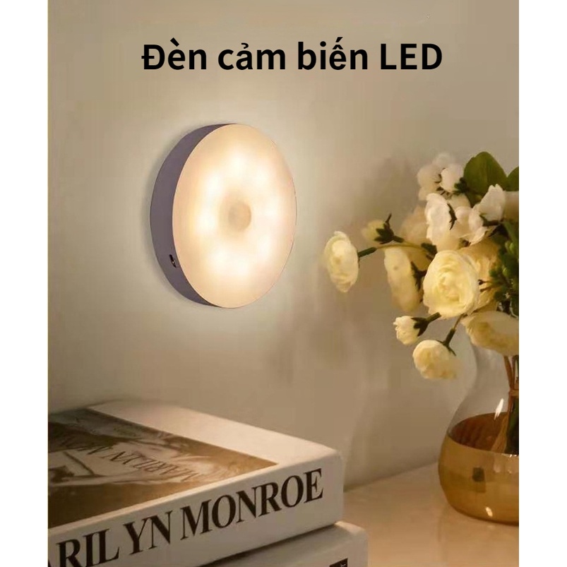 Đèn Cảm Biến Đèn LED di động có thể sạc, Tự động bật và tắt ,hợp cho tủ quần áo/hành lang/cầu thang/phòng ngủ/phòng tắm