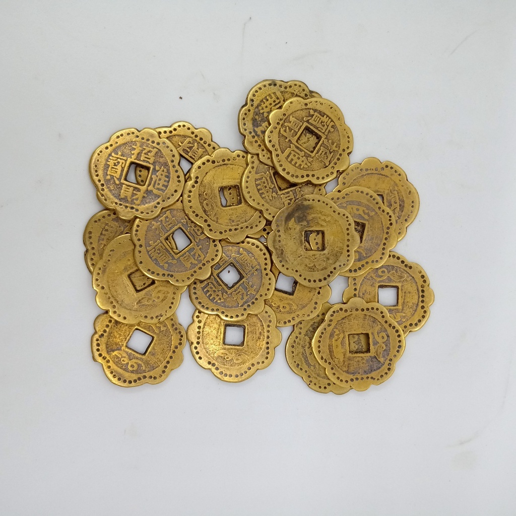 Đồng Xu Hoa Mai Kim Tiền Nhỏ 3cm