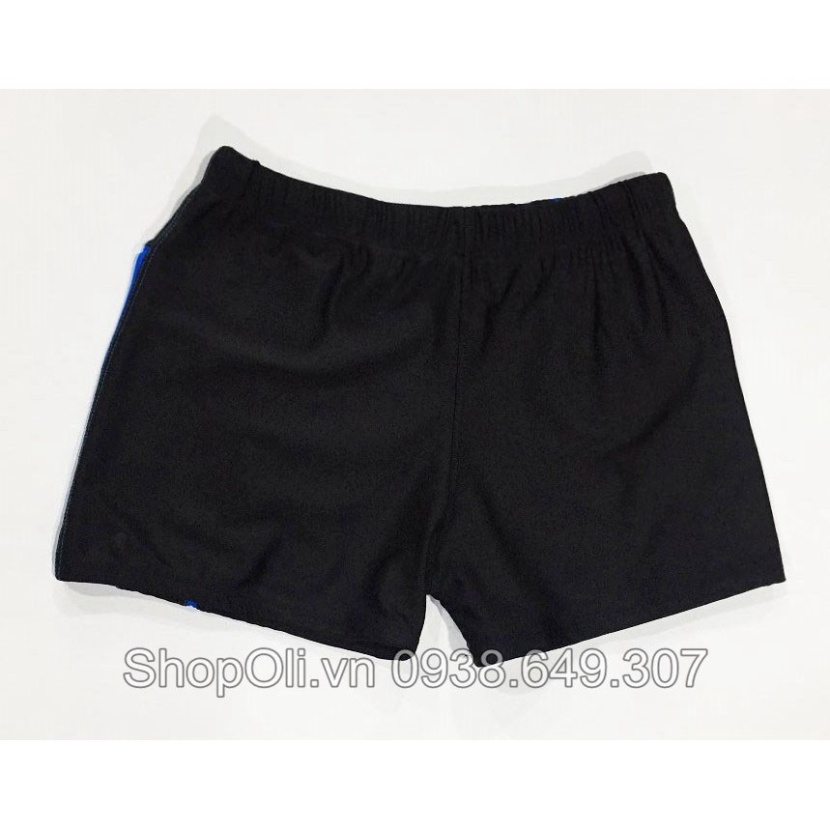 Quần bơi nam ngắn đen phối xanh bích - Hàng nhập khẩu | BigBuy360 - bigbuy360.vn