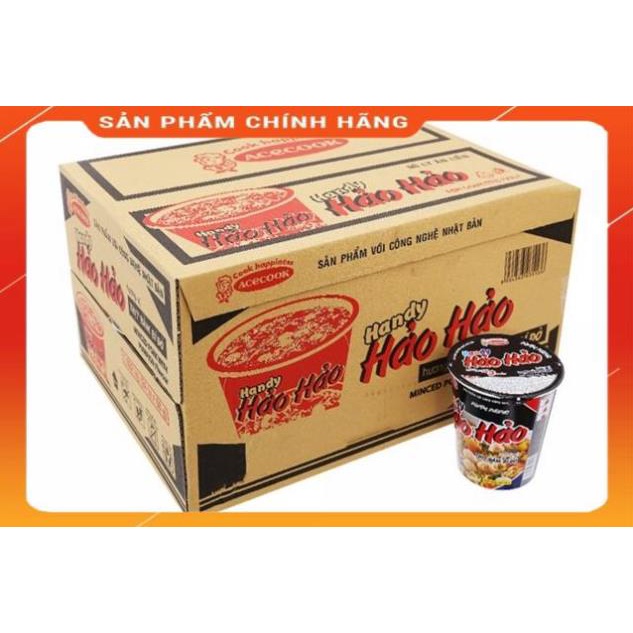 THÙNG 24 CỐC MÌ HANDY HẢO HẢO TÔM CHUA CAY