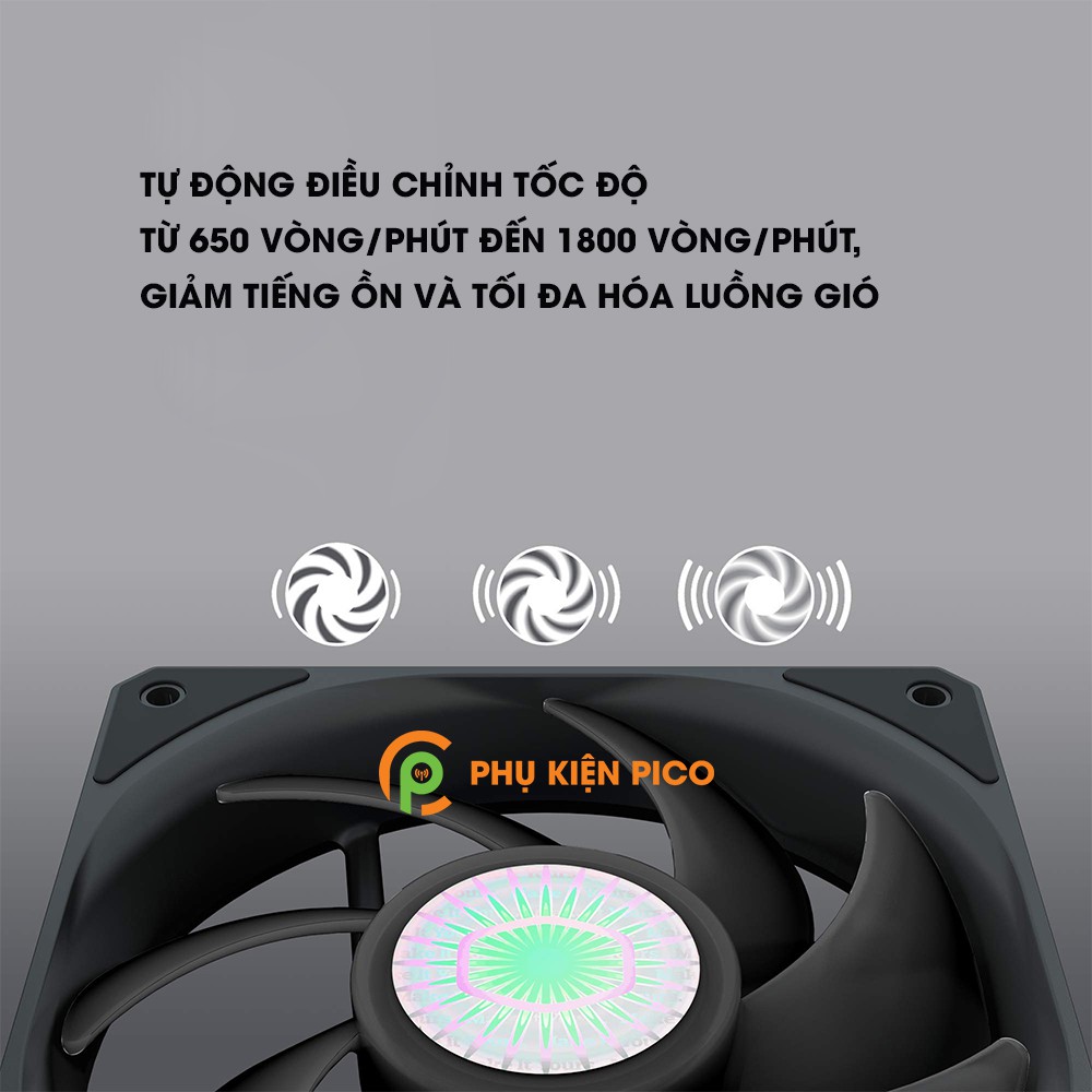 Quạt tản nhiệt case máy tính Cooler Master SickleFlow 120 - Quạt SickleFlow 12cm SF120
