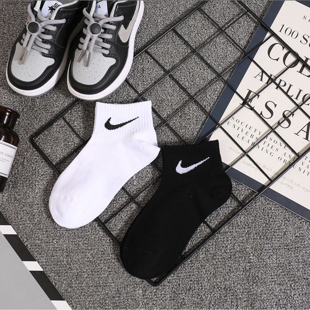 Tất/vớ Nike cổ cao nam nữ thể thao kiểu dáng hàn quốc chống hôi chân,Adidas,Mizuno,Puma,Champion,Drew,Jordan,Vans,MLB,NY