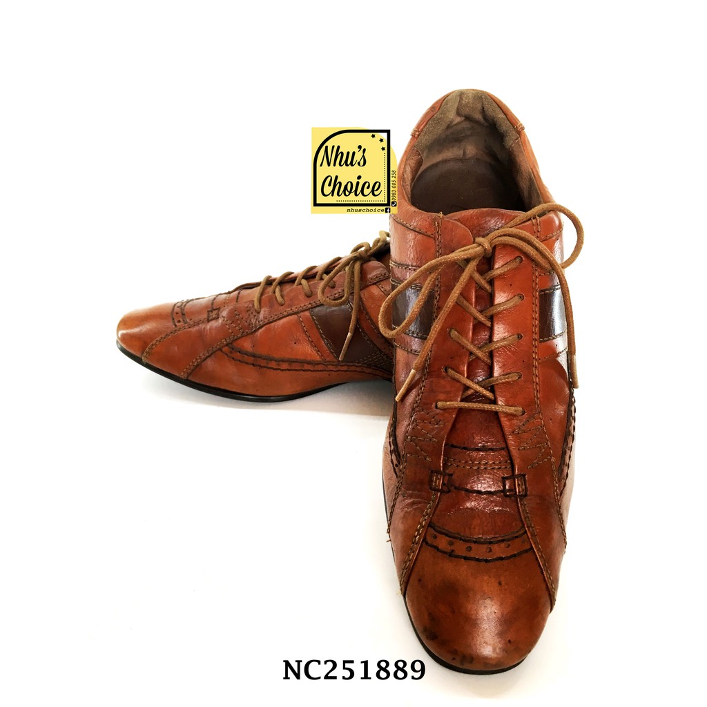 [Giày 2hand Nhu's Choice] [Giày Tây Da thật Đế bệt] (Đế bằng, đế thể thao) NC251889 Land Rover chất lừ