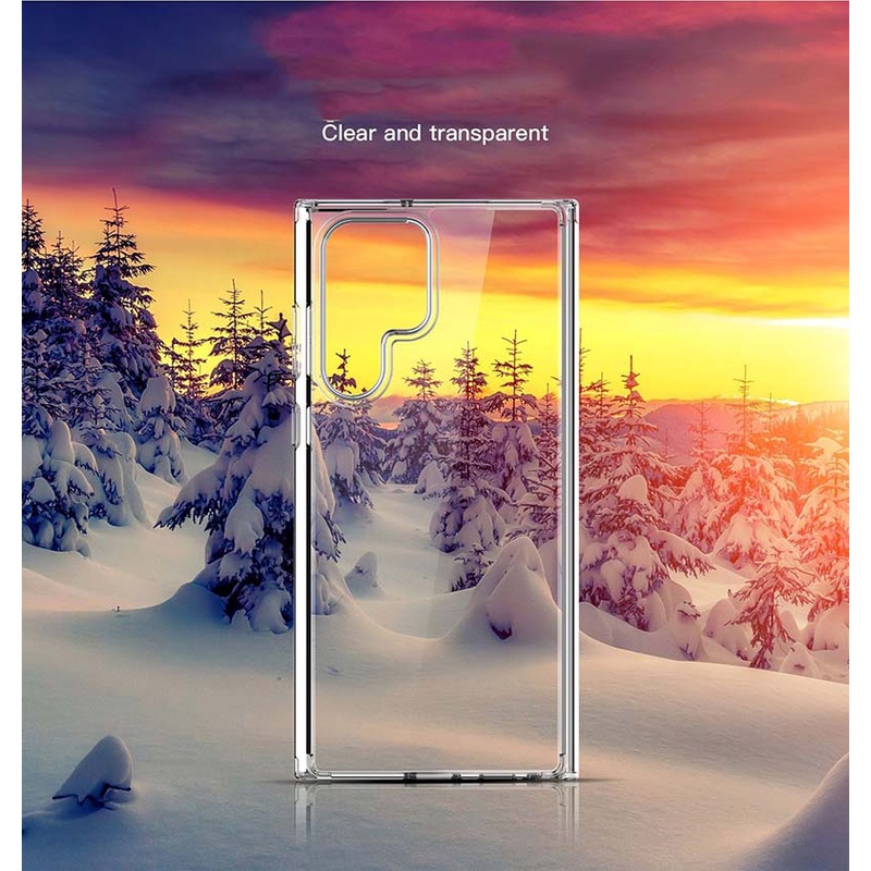 Ốp lưng samsung S23 ultra/S22 Ultra 5G trong suốt chống sốc đệm khí 4 góc