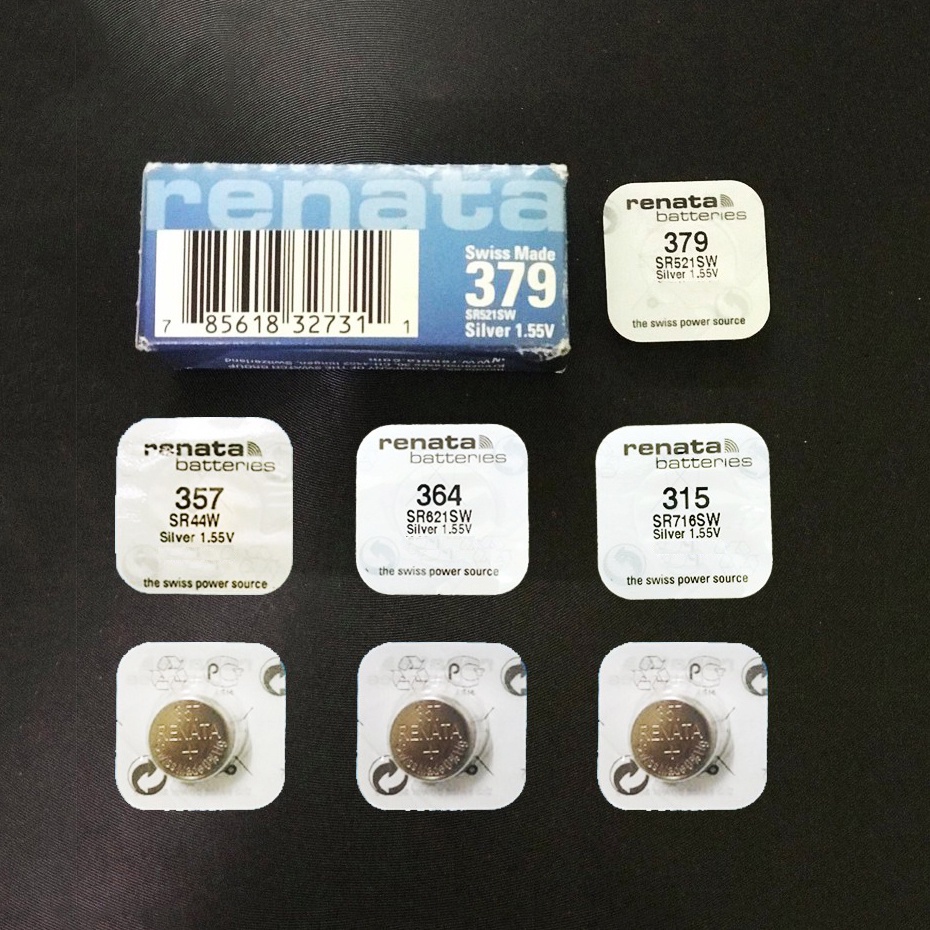 [DATE MỚI] Pin Đồng Hồ Renata SR626SW, SR621SW, SR920SW, SR521SW, SR616SW, SR721SW Chính Hãng, Giá Tốt, Chất Lượng Cao