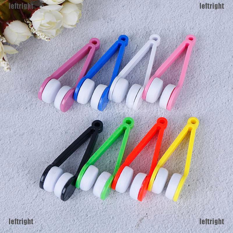 GIÁ RẺ1PC Sun Glasses Eyeglass Brush Clean Tool Microfiber Spectacles Cleaner Brush