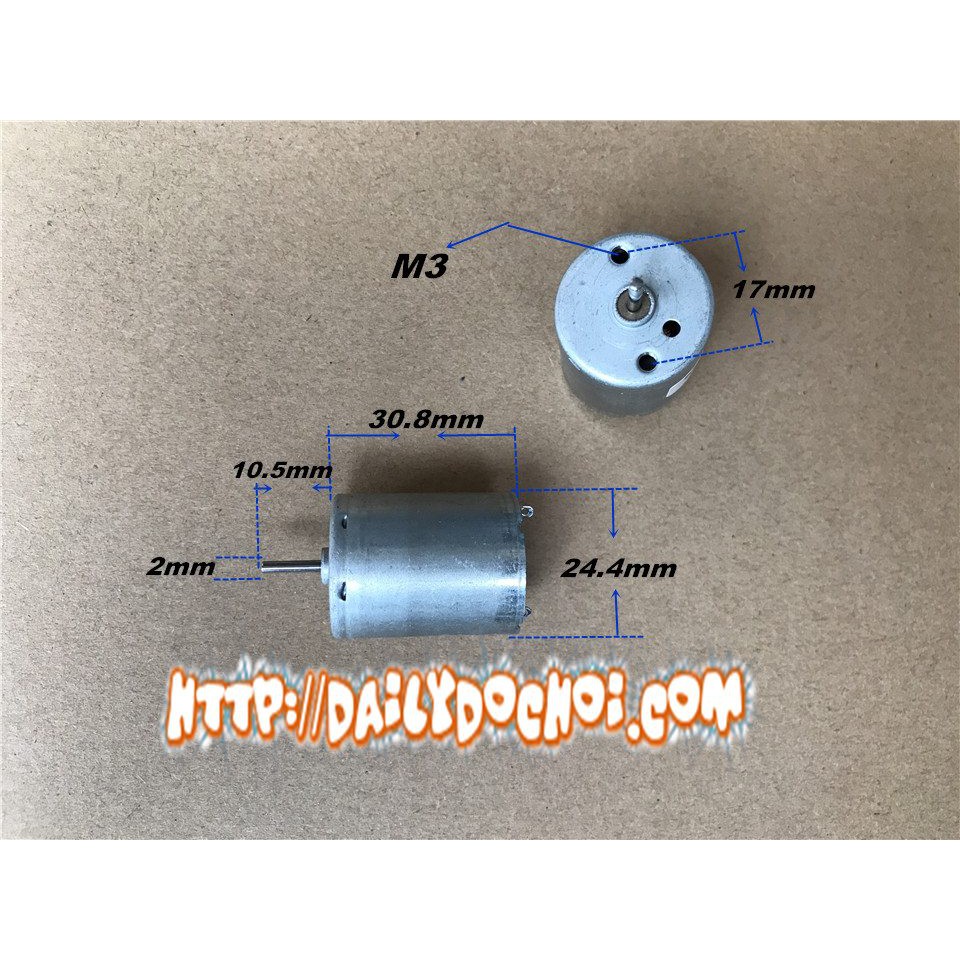 DC370 ĐỘNG CƠ 3 V ĐẾN 9V