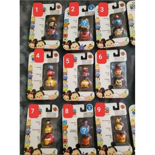 1 bộ 3 con mô hình tsum tsum của disney