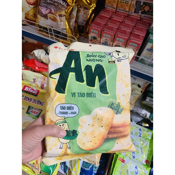 BÁNH GẠO NƯỚNG ORION AN VỊ TẢO BIỂN TỰ NHIÊN..(rẻ nhất)